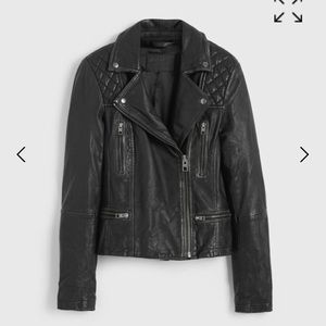 AllSaints “Bleeker Biker”  black leather jacket